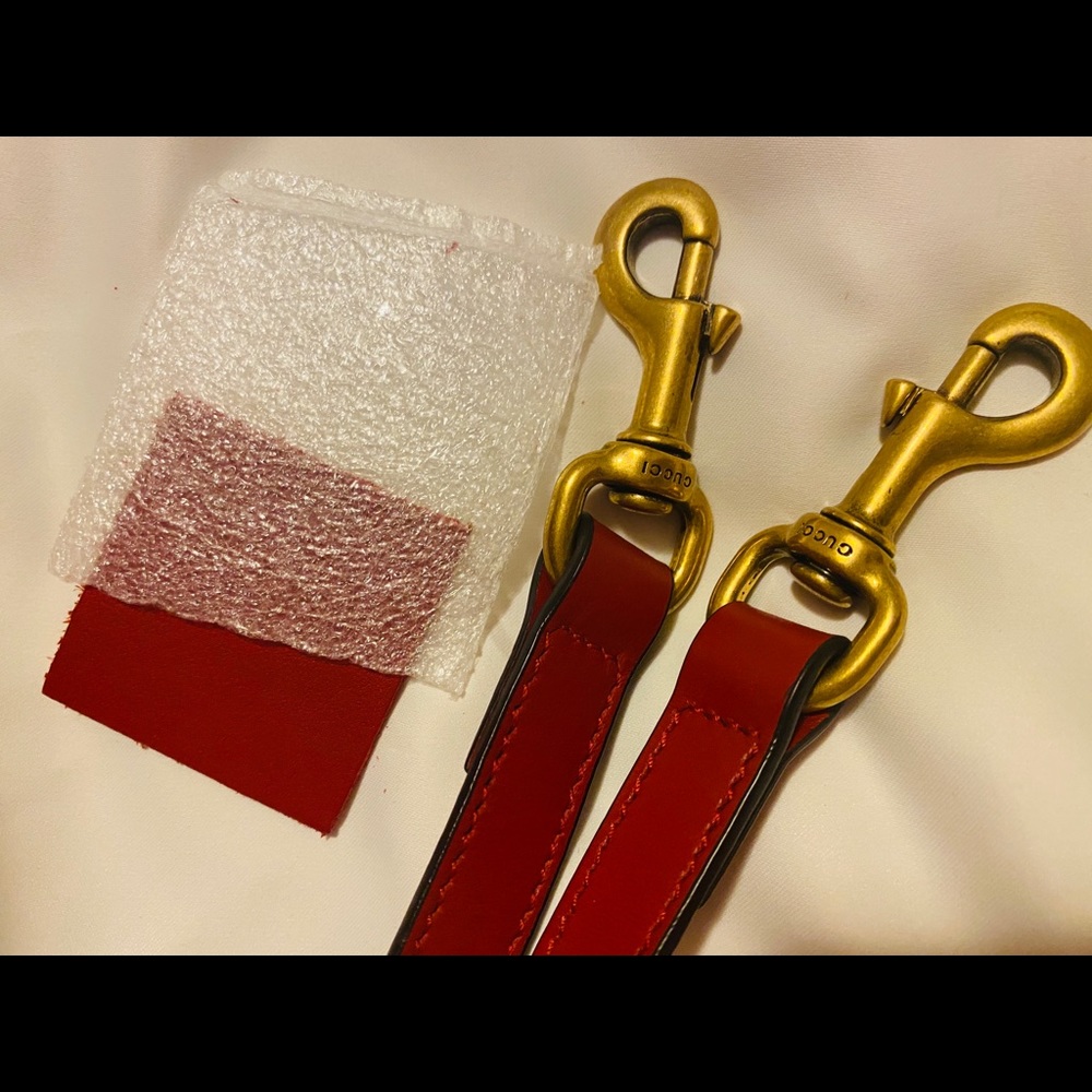 GG Marmont small red tote bag - Picture 6 of 10